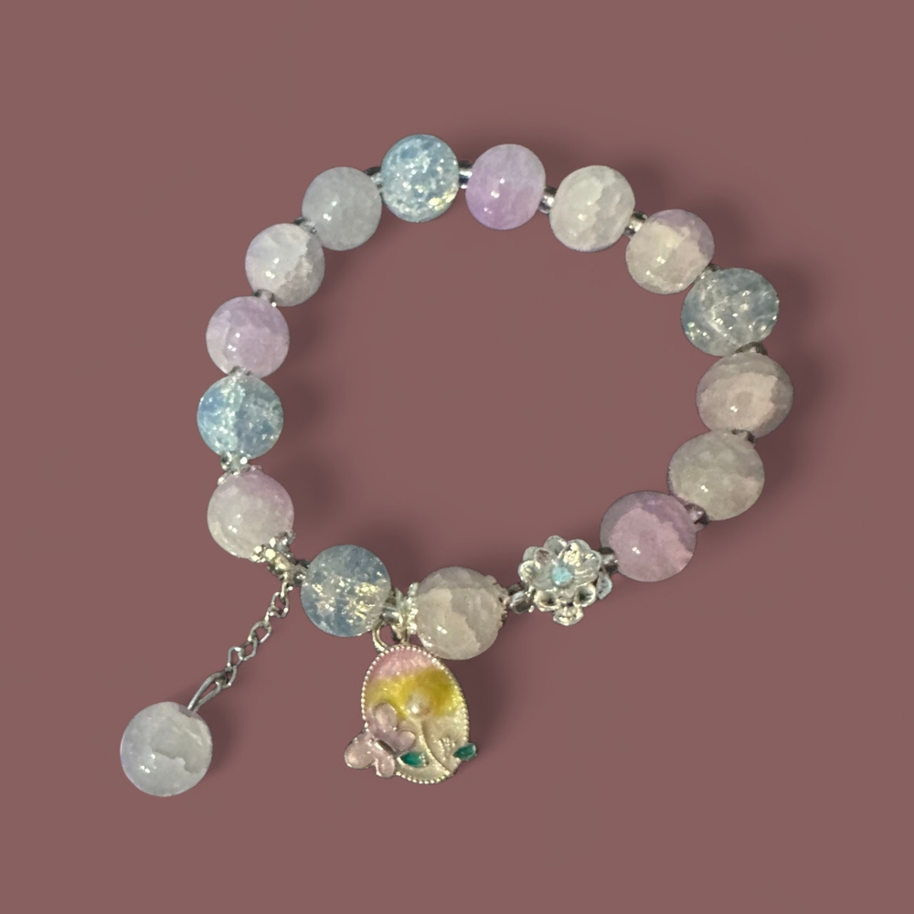 Elegant Pastel Beaded Bracelet nip